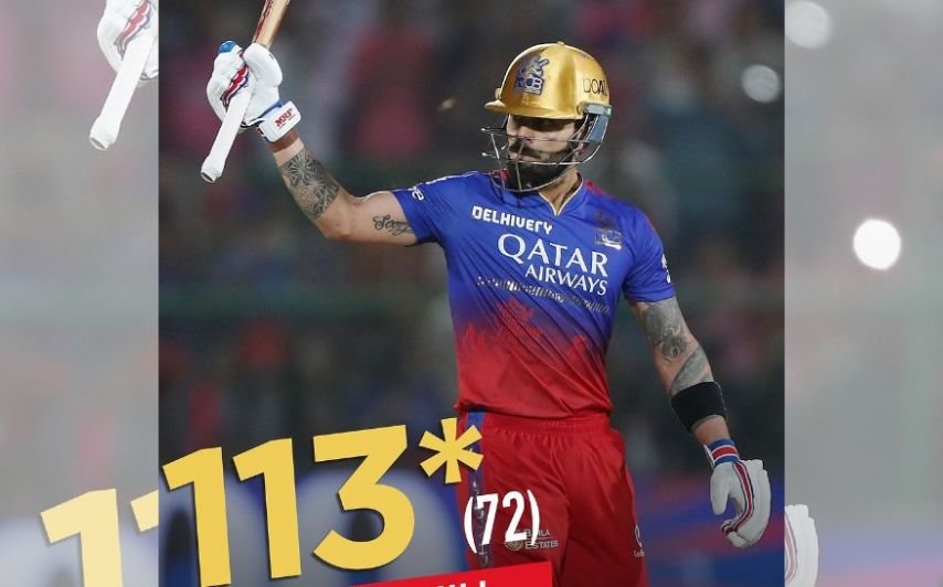 IPL 2024 - RR posted on social media on Virat Kohli's slowest century, know about the post.